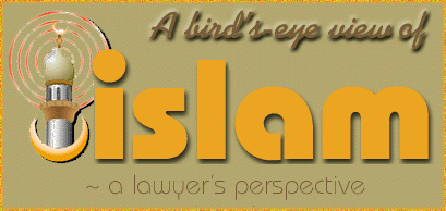 A bird's-eye view of Islam -- a lawyer's perspective